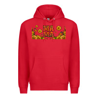 Red sunflowers and butterflies mama 16oz libbey cup Premium Hoodie - HRA Design Shop