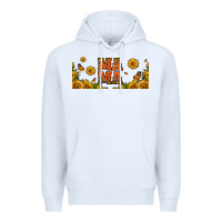 White sunflowers and butterflies mama 16oz libbey cup Premium Hoodie - HRA Design Shop