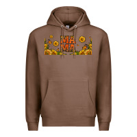 Chestnut sunflowers and butterflies mama 16oz libbey cup Premium Hoodie - HRA Design Shop