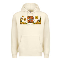 Sandshell sunflowers and butterflies mama 16oz libbey cup Premium Hoodie - HRA Design Shop