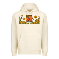 Tofu sunflowers and butterflies mama 16oz libbey cup Premium Hoodie - HRA Design Shop