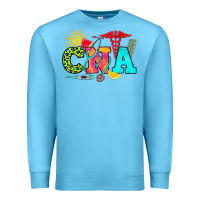 Ocean Blue cna summer Premium Sweatshirt - RanaPortraitStore