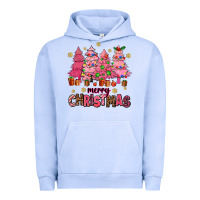 Pigment Grape Ice pink christmas trees Urban Hoodie - AdoDesignShop