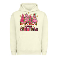 Pigment Pistachio pink christmas trees Urban Hoodie - AdoDesignShop