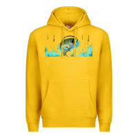 Lemon jumping bass fishing 16oz libbey cup Premium Hoodie - HRA Design Shop