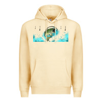 Pina Colada jumping bass fishing 16oz libbey cup Premium Hoodie - HRA Design Shop