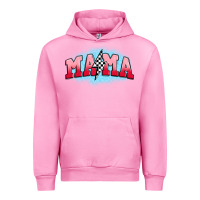 Fuchsia Pink mama lightning bolt Urban Hoodie - JahusDesignShop