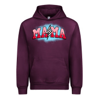 Mauve Wine mama lightning bolt Urban Hoodie - JahusDesignShop