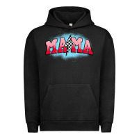 Pigment Black mama lightning bolt Urban Hoodie - JahusDesignShop