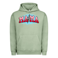 Pigment Oil Green mama lightning bolt Urban Hoodie - JahusDesignShop