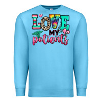 Ocean Blue love my patients nurse Premium Sweatshirt - RanaPortraitStore