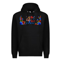 Black floral 4th of july crew 16oz libbey cup Premium Hoodie - HRA Design Shop