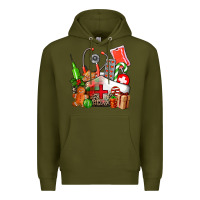 Nurse  And Christmas Premium Hoodie | Teevron