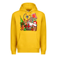 Lemon nurse  and christmas Premium Hoodie - AdoDesignShop