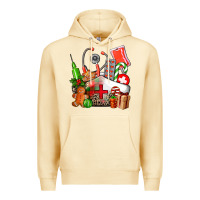 Pina Colada nurse  and christmas Premium Hoodie - AdoDesignShop