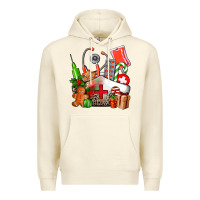 Sandshell nurse  and christmas Premium Hoodie - AdoDesignShop