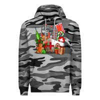 Slate Camo nurse  and christmas Premium Hoodie - AdoDesignShop