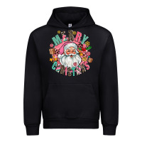 Black merry christmas santa Urban Hoodie - AdoDesignShop