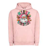 Pigment Salmon merry christmas santa Urban Hoodie - AdoDesignShop