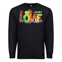 Black love nurse summer Premium Sweatshirt - RanaPortraitStore