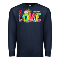 Navy love nurse summer Premium Sweatshirt - RanaPortraitStore