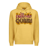 Antique Gold caffeine queen Premium Hoodie - HRA Design Shop