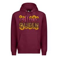 Burgundy caffeine queen Premium Hoodie - HRA Design Shop