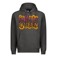Charcoal Heather caffeine queen Premium Hoodie - HRA Design Shop
