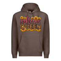 Coffee caffeine queen Premium Hoodie - HRA Design Shop