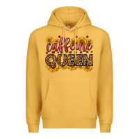 Mustard caffeine queen Premium Hoodie - HRA Design Shop