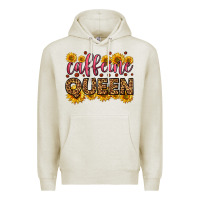 Oatmeal Heather caffeine queen Premium Hoodie - HRA Design Shop