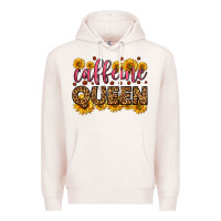 Pale Pink caffeine queen Premium Hoodie - HRA Design Shop