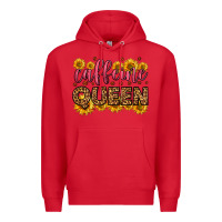 Red caffeine queen Premium Hoodie - HRA Design Shop