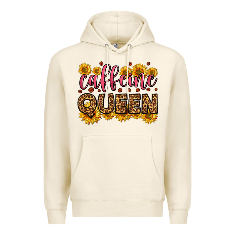 Caffeine Queen Premium Hoodie by HRA Design Shop | Teevron