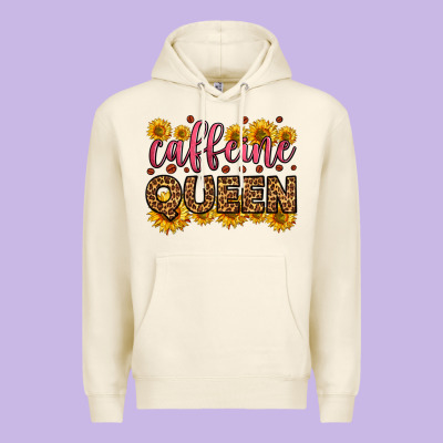 Caffeine Queen Premium Hoodie Designed By Hra Design Shop