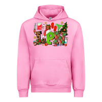 Fuchsia Pink lpn christmas nurse with Urban Hoodie - AdoDesignShop