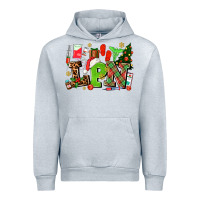 Heather Grey lpn christmas nurse with Urban Hoodie - AdoDesignShop