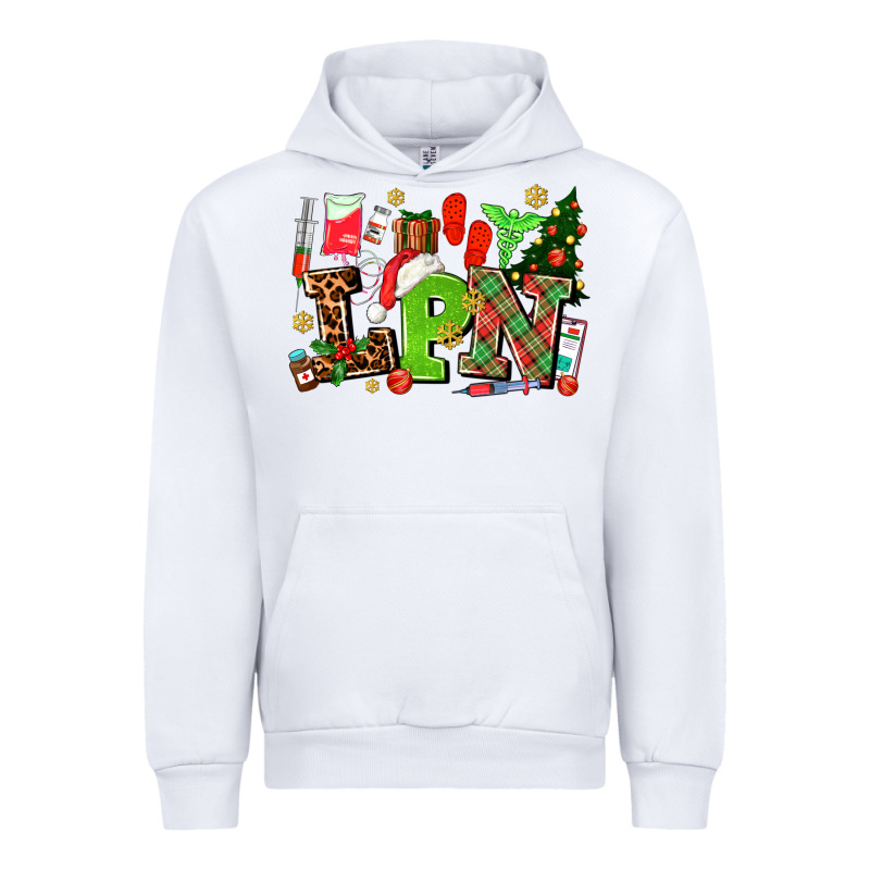 Lpn Christmas Nurse With Urban Hoodie by AdoDesignShop | Teevron