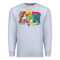 Heather Grey lpn summer Premium Sweatshirt - RanaPortraitStore