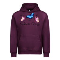 Mauve Wine embrace change Urban Hoodie - JahusDesignShop