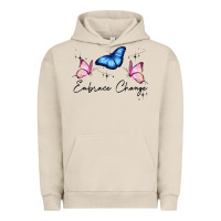 Pigment French Oak embrace change Urban Hoodie - JahusDesignShop