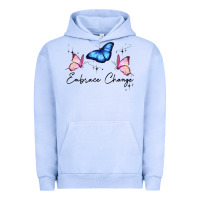 Pigment Grape Ice embrace change Urban Hoodie - JahusDesignShop
