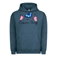 Pigment Midnight Navy embrace change Urban Hoodie - JahusDesignShop