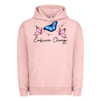 Pigment Salmon embrace change Urban Hoodie - JahusDesignShop