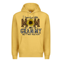 Antique Gold i have two titles mom and grmmh and i rock them both Premium Hoodie - CowhideDigitalArt