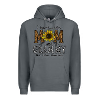 Rock i have two titles mom and grmmh and i rock them both Premium Hoodie - CowhideDigitalArt