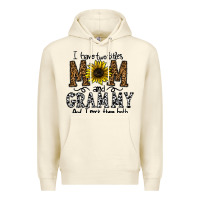 Sandshell i have two titles mom and grmmh and i rock them both Premium Hoodie - CowhideDigitalArt
