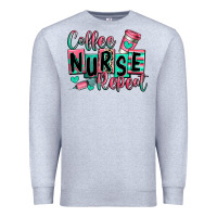 Heather Grey coffee nurse repeat Premium Sweatshirt - RanaPortraitStore