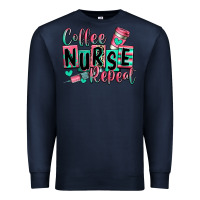 Navy coffee nurse repeat Premium Sweatshirt - RanaPortraitStore