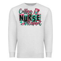 Oatmeal Heather coffee nurse repeat Premium Sweatshirt - RanaPortraitStore